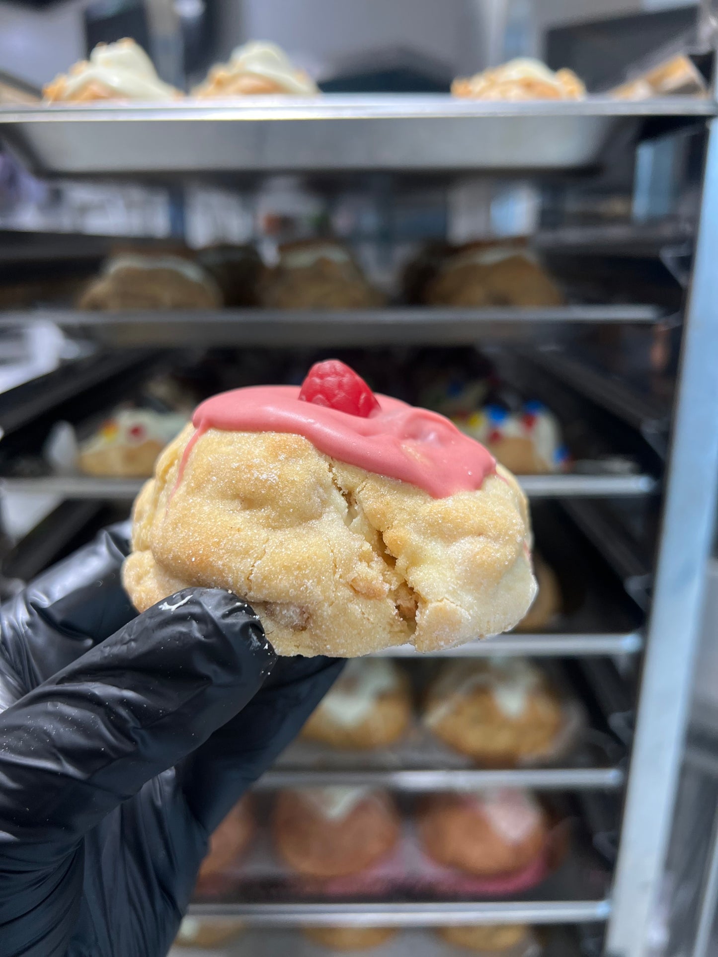 Boo-Berry Jam Donut
