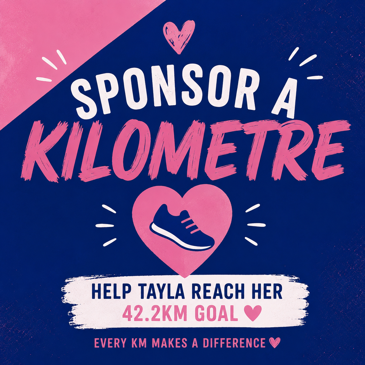 Sponsor a Kilometre 💙