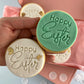 Classic Happy Easter Round Cookies