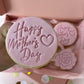 Happy Mother's Day Round & Rose Cookies Gift Box