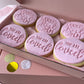 World's Best Mum Round Sugar Cookie Gift Box