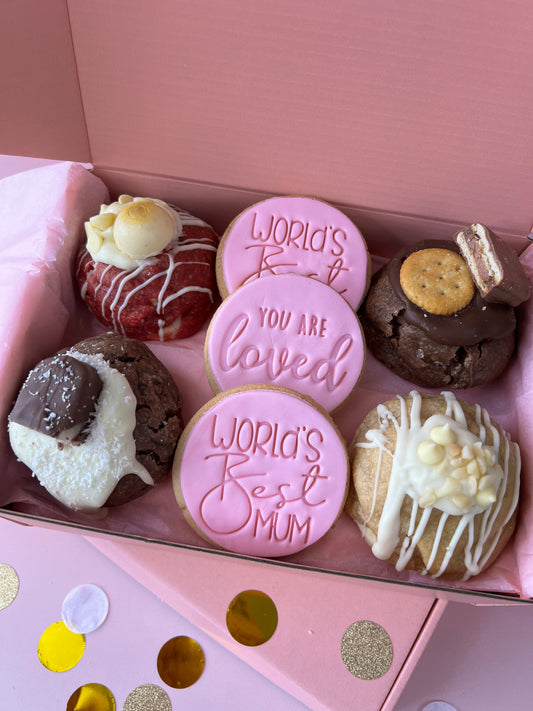 World's Best Mum: Sugar & Loaded Cookie Gift Box