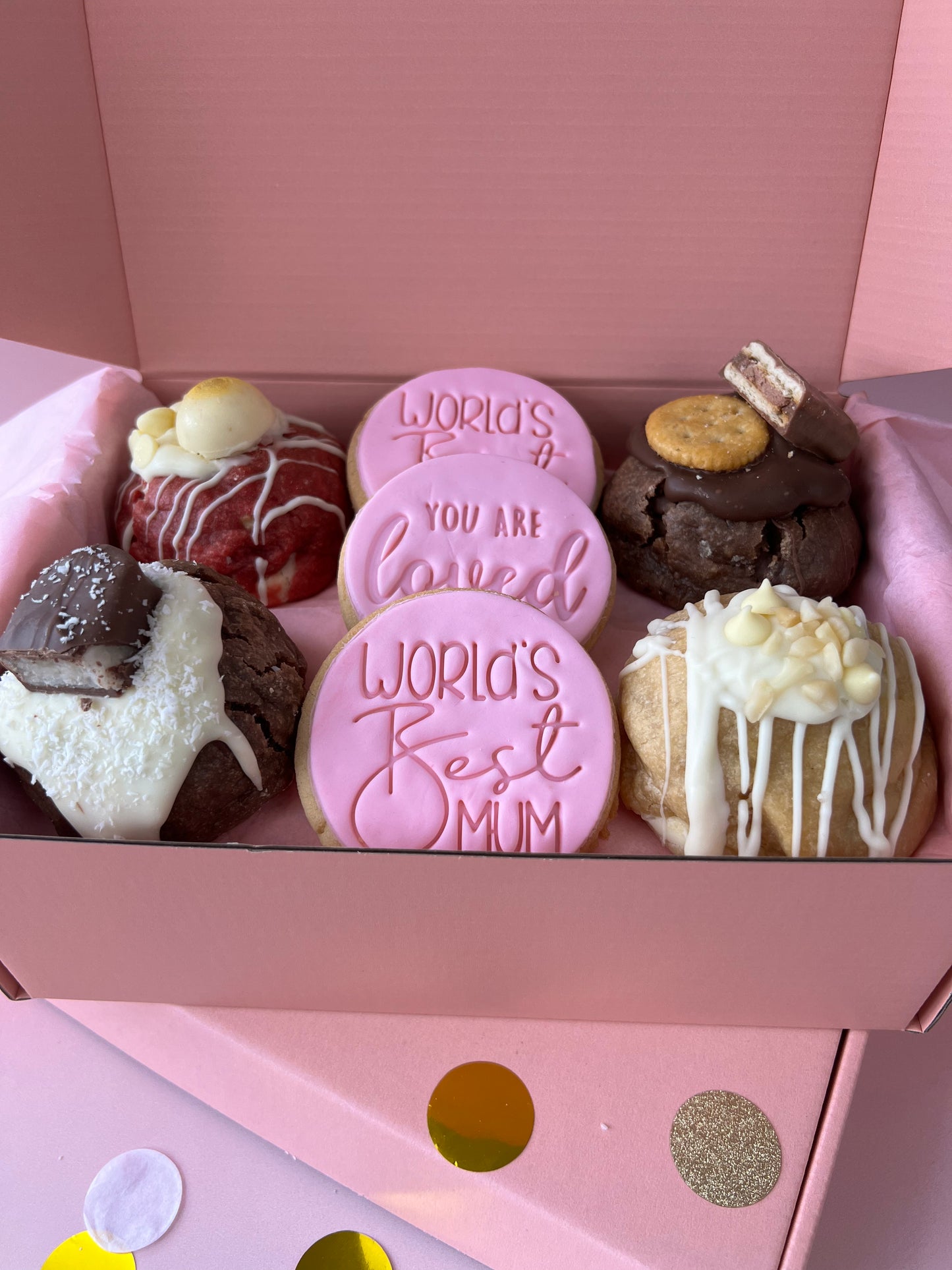 World's Best Mum: Sugar & Loaded Cookie Gift Box