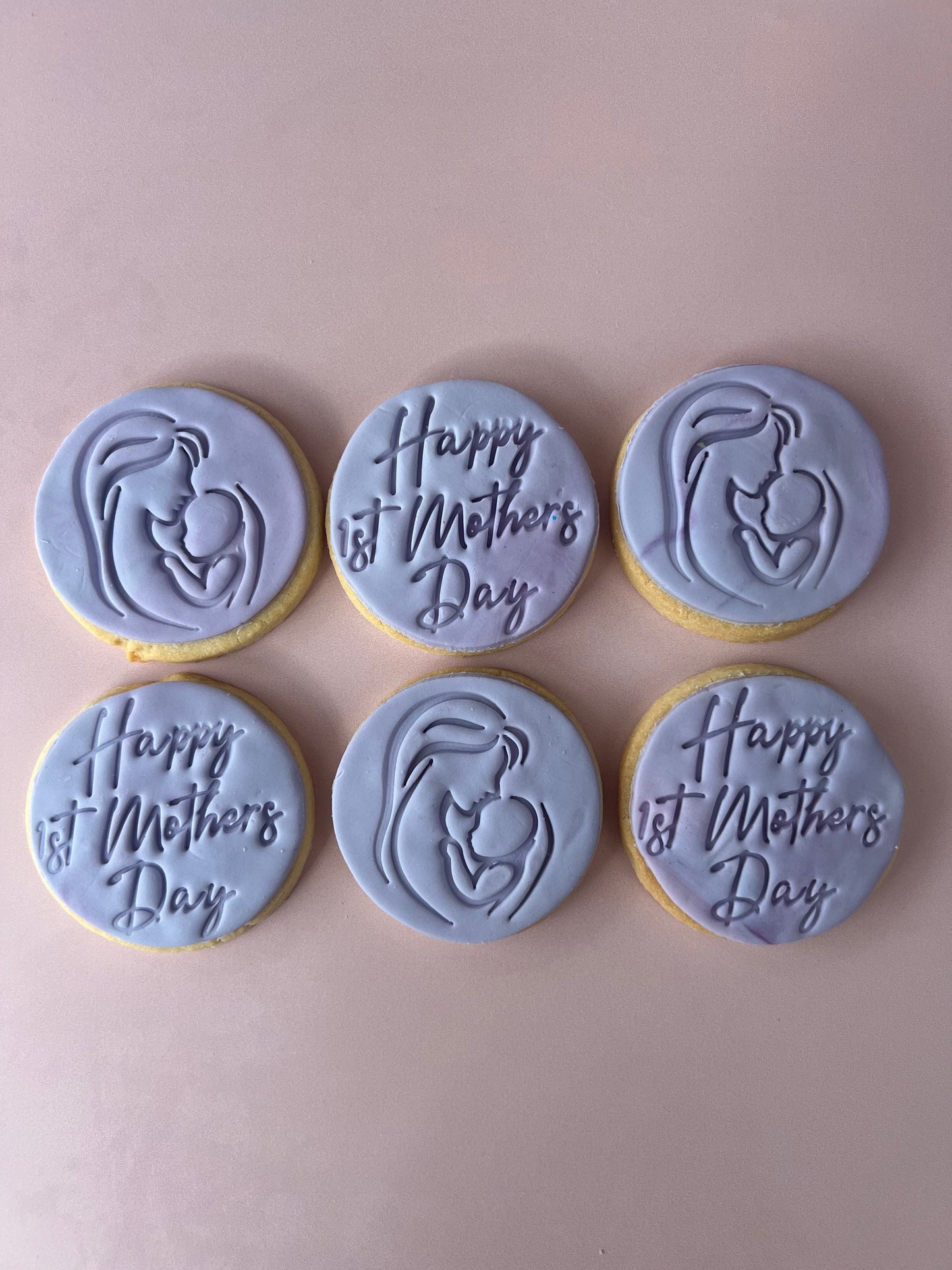 Happy First Mother's Day Round Cookies Gift Box