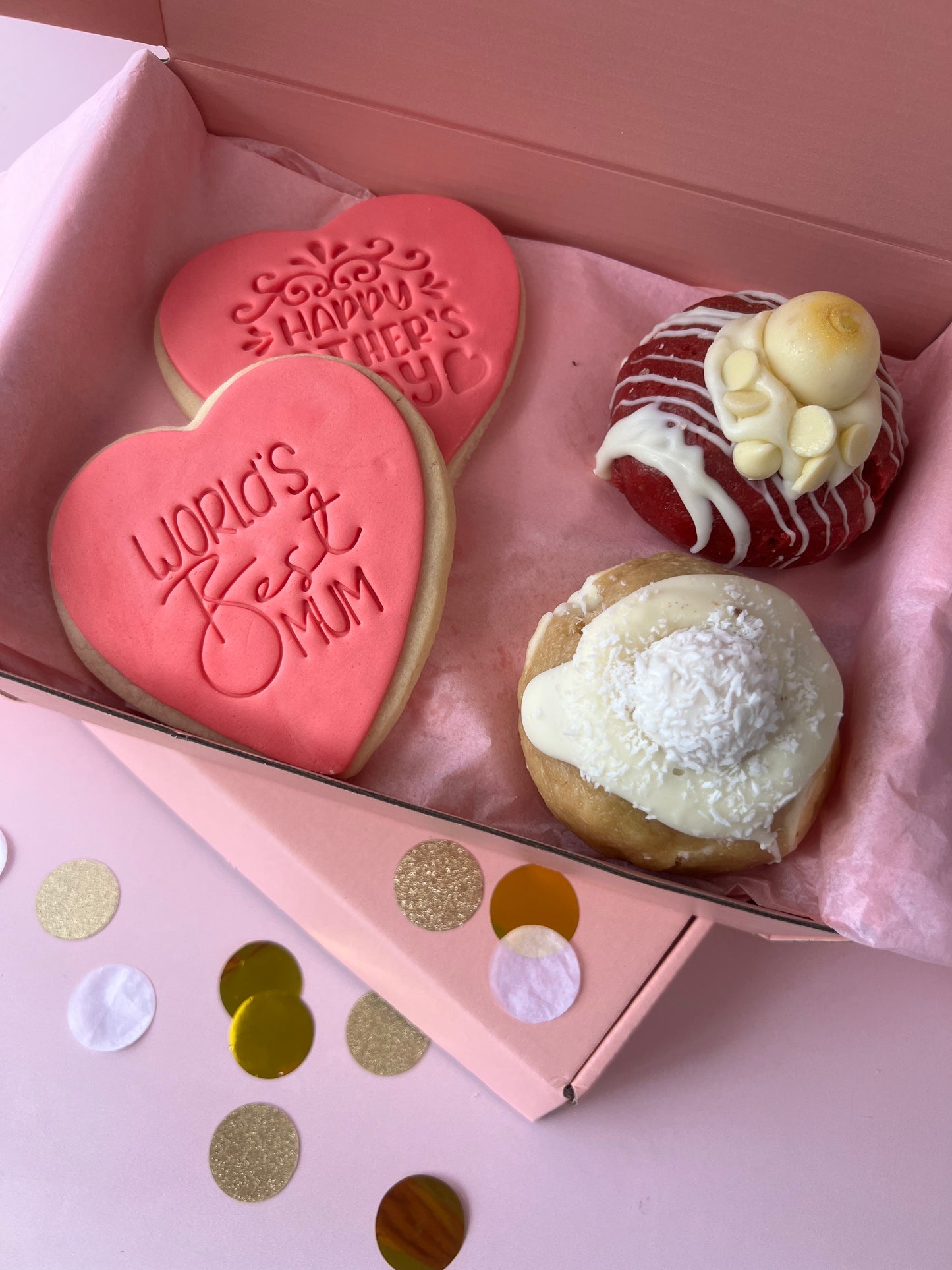 Mother's Day Delight: Delightful Duo Sugar & Loaded Cookie Gift Box