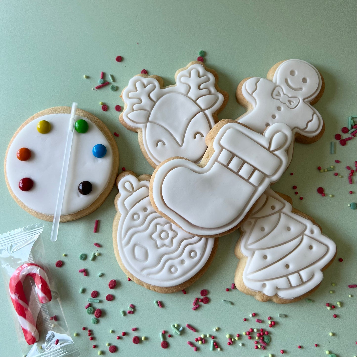 Christmas Paint Your Own Cookie Set