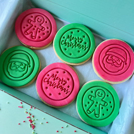 Festive Round Sugar Cookies