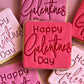 Happy Galentine's Day Square Cookies