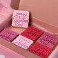 Happy Galentine's Day Square Cookies