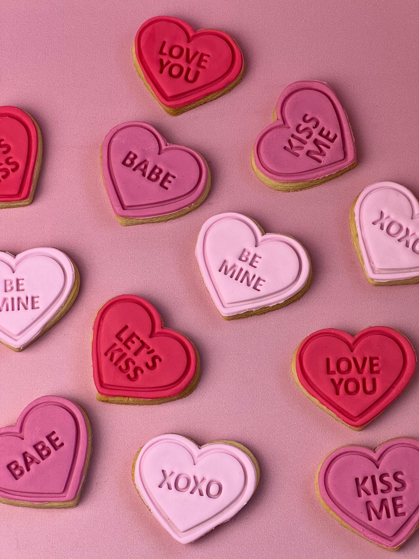 Valentines Day Mini Heart Cookies