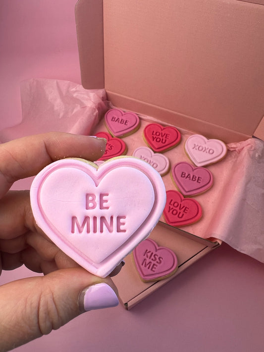 Valentines Day Mini Heart Cookies