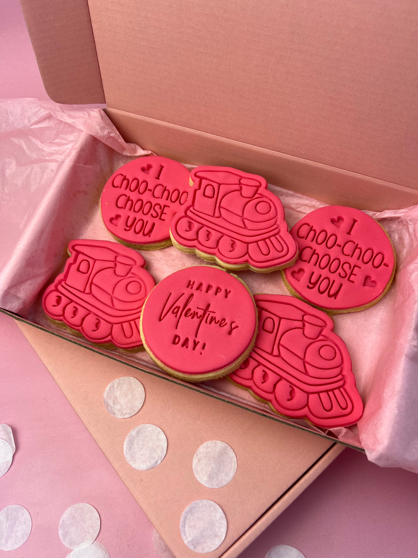 I Choo-Choo-Choose You Valentines Day Cookies