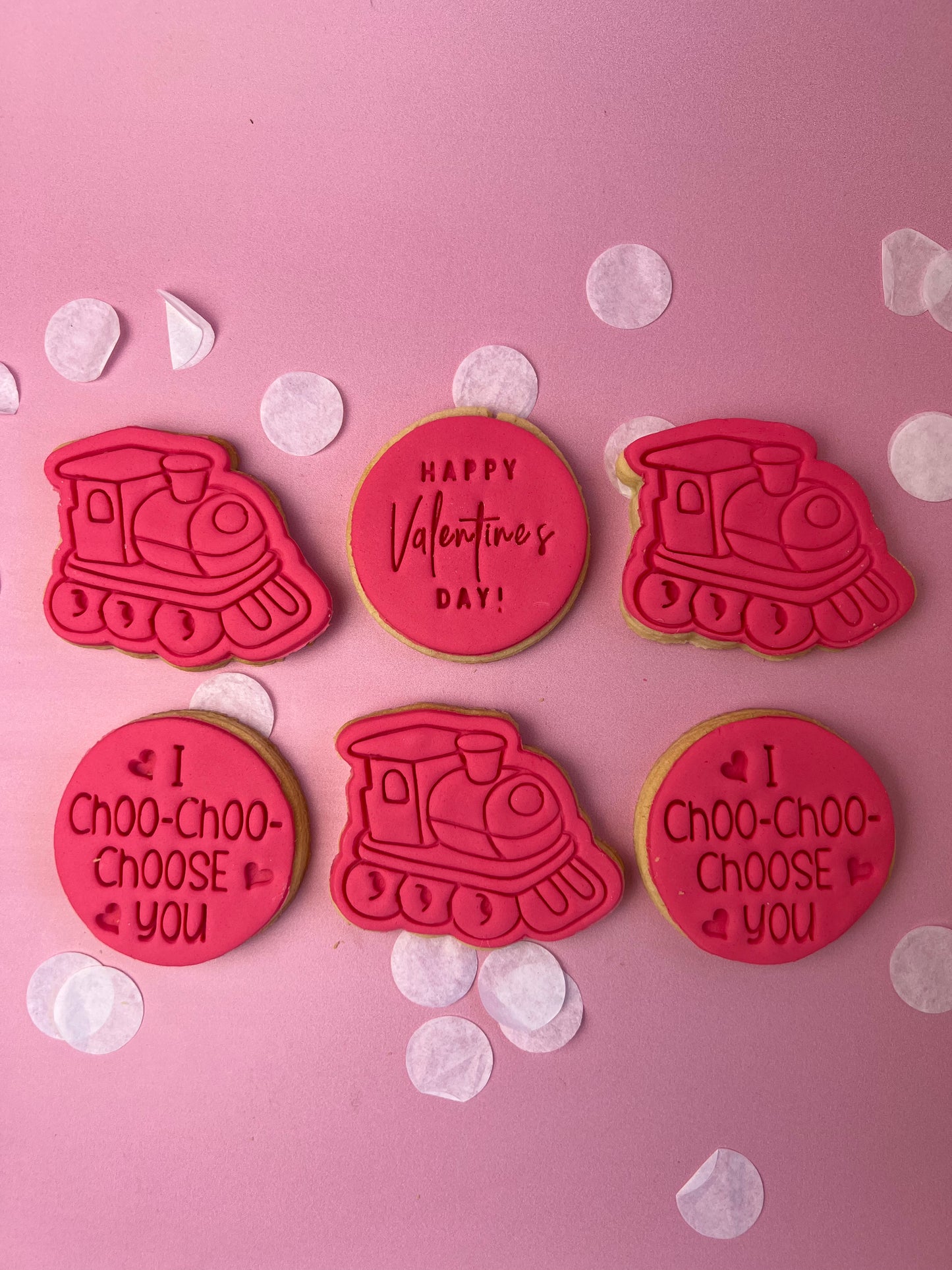 I Choo-Choo-Choose You Valentines Day Cookies