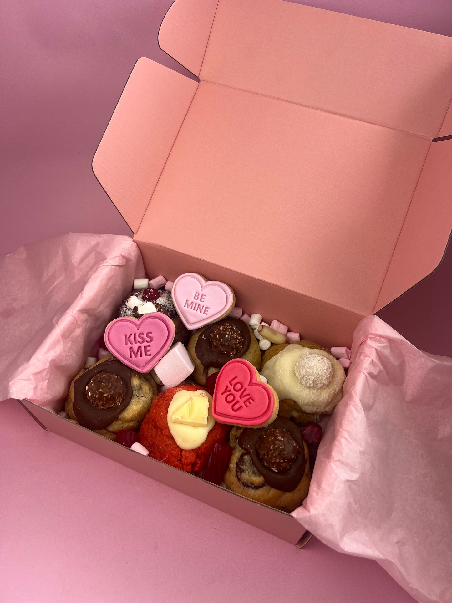 Mini Heart Loaded Cookie Gift Box