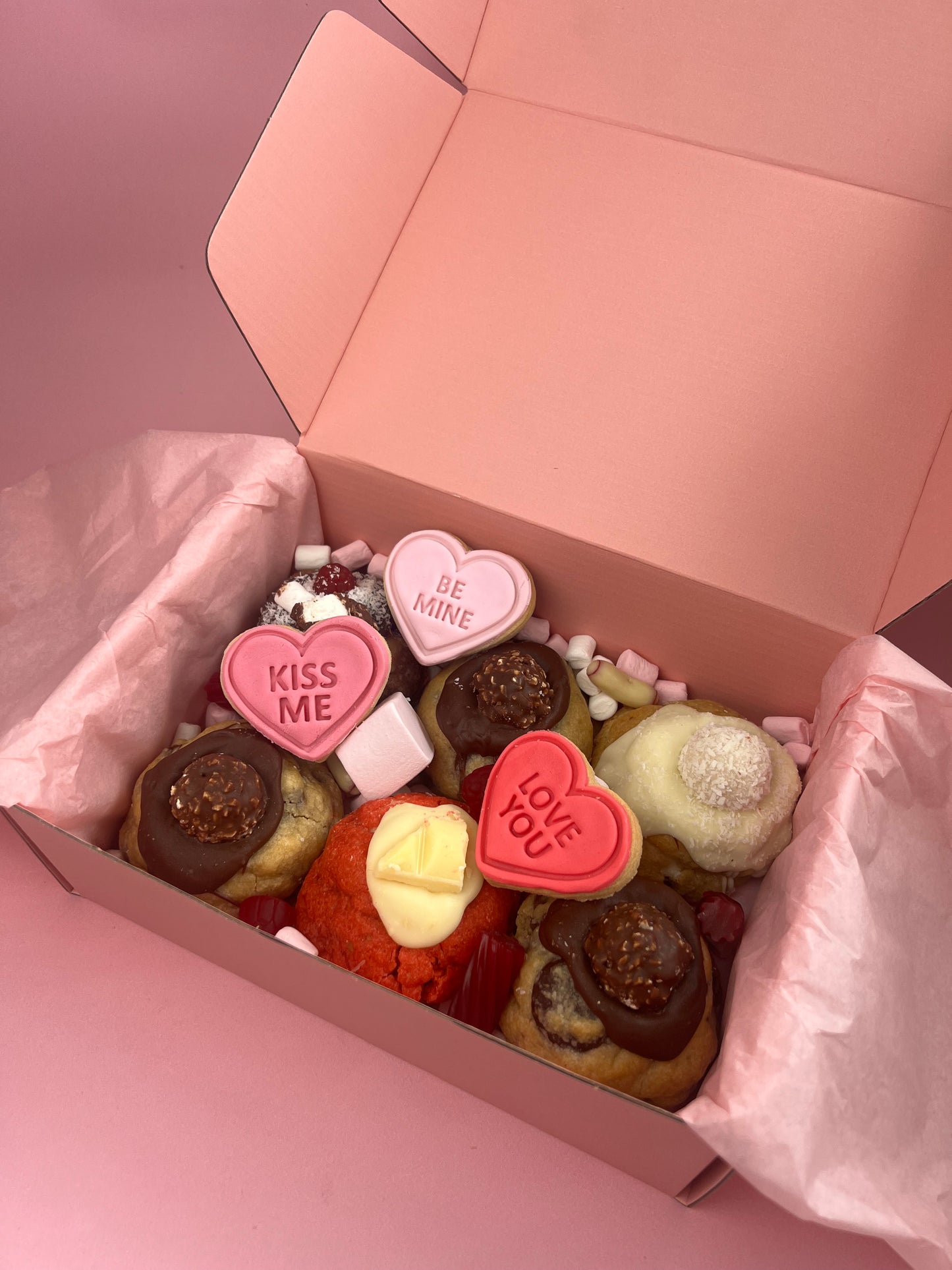 Mini Heart Loaded Cookie Gift Box