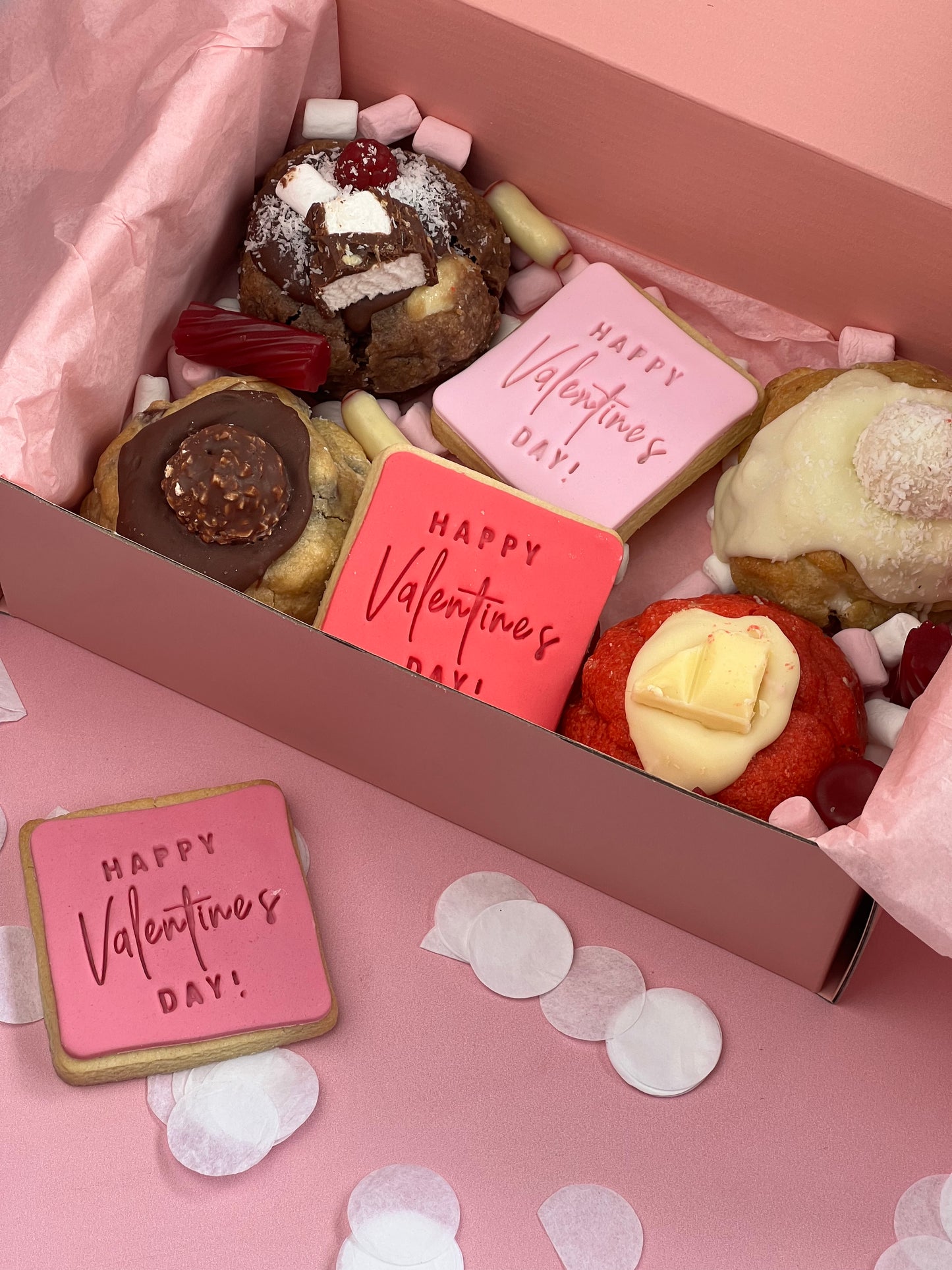 Happy Valentine's Day Mixed Cookie Box