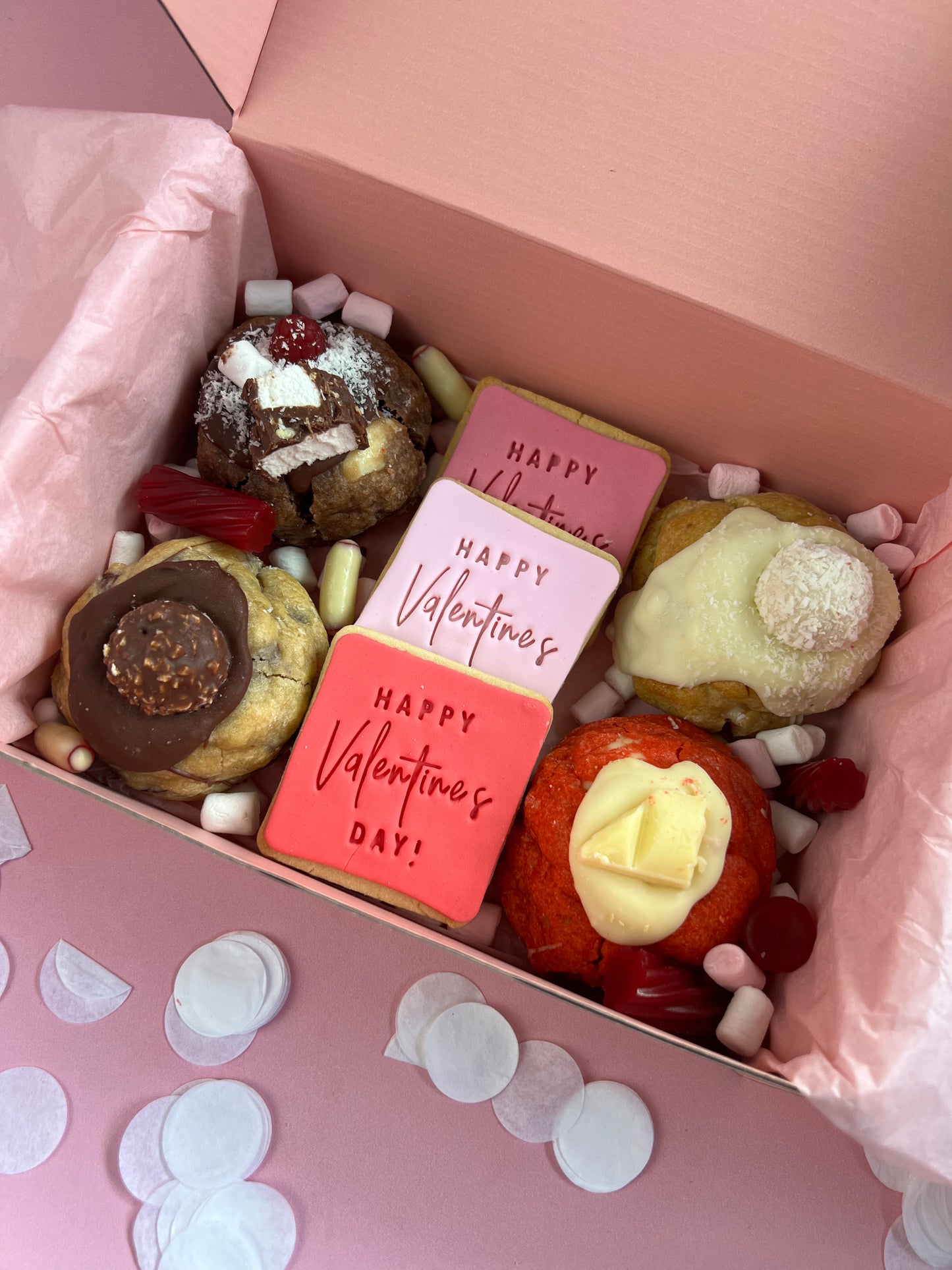 Happy Valentine's Day Mixed Cookie Box