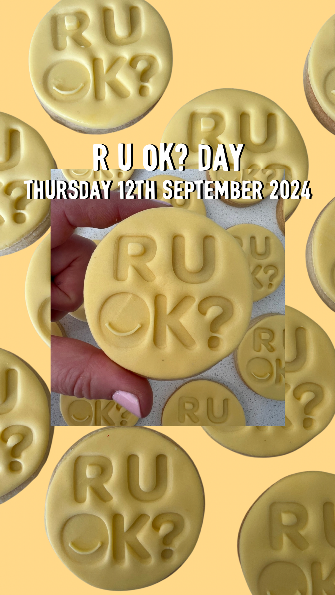 R U ok? Day Cookie Box