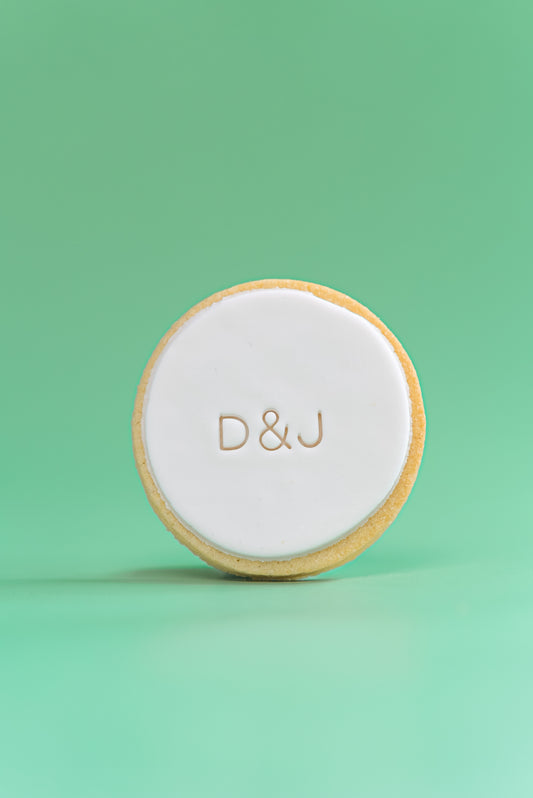 Happy Couple Monogram Cookie Box