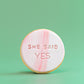 "She Said Yes" Diamond Ring Cookie Box