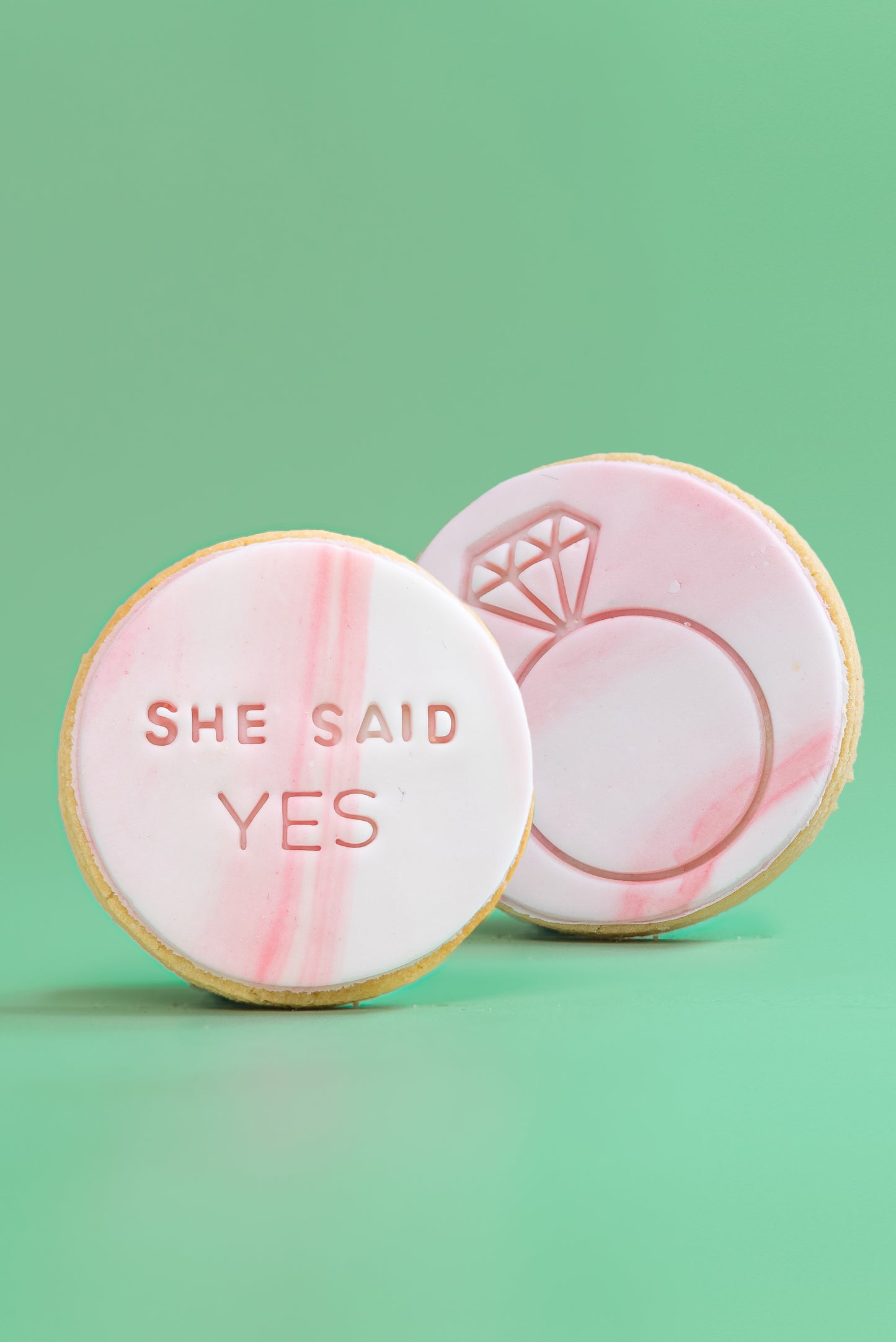 "She Said Yes" Diamond Ring Cookie Box